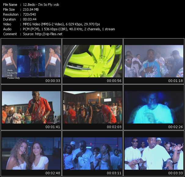 Bedo video ”I'm So Fly” from dvd ”Promo Only Express Video January 2008 Week 5” 