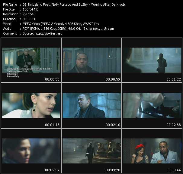 Timbaland Feat. Nelly Furtado And SoShy video ”Morning After Dark” from dvd ”Promo Only Express Video January 2010 Week 1” 