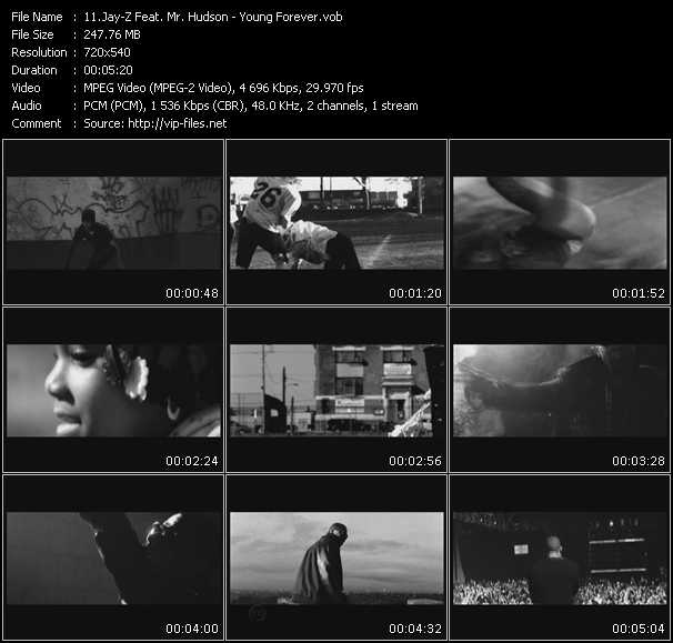Jay-Z Feat. Mr. Hudson video ”Young Forever” from dvd ”Promo Only Express Video January 2010 Week 2” 