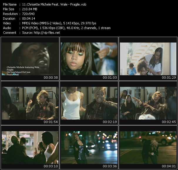 Chrisette Michele Feat. Wale video ”Fragile” from dvd ”Promo Only Express Video January 2010 Week 4” 