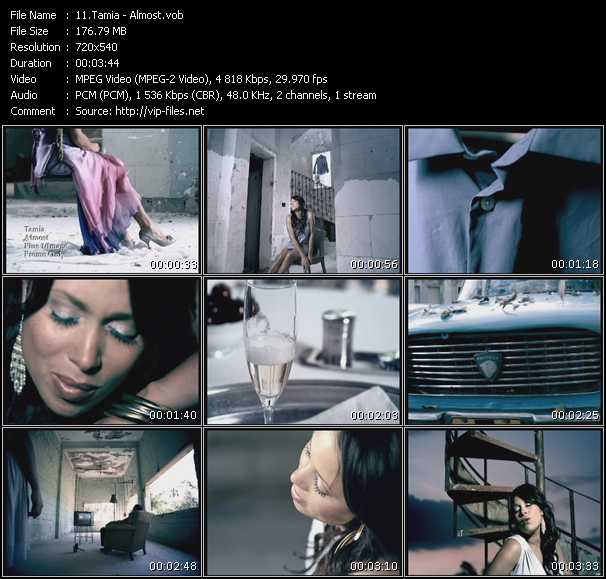 Tamia video ”Almost” from dvd ”Promo Only Express Video February 2008 Week 2” 