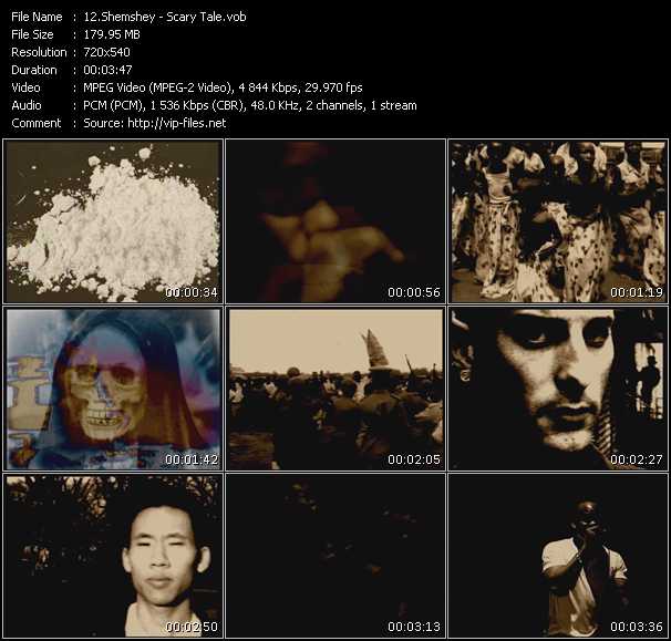 Shemshey video ”Scary Tale” from dvd ”Promo Only Express Video February 2008 Week 2” 