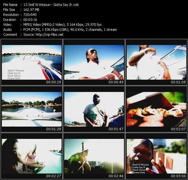 Smif N Wessun video ”Gotta Say It” from dvd ”Promo Only Express Video February 2008 Week 3” 