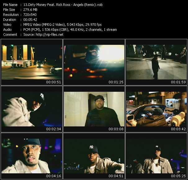 Dirty Money Feat. Rick Ross video ”Angels (Remix)” from dvd ”Promo Only Express Video February 2010 Week 4” 