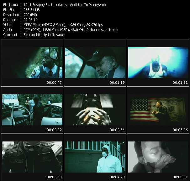 Lil Scrappy Feat. Ludacris video ”Addicted To Money” from dvd ”Promo Only Express Video November 2009 Week 2” 
