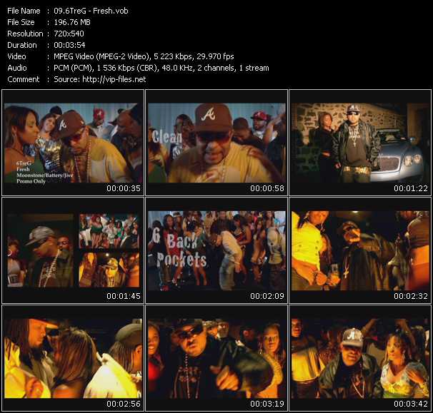 6TreG video ”Fresh” from dvd ”Promo Only Express Video December 2009 Week 2” 