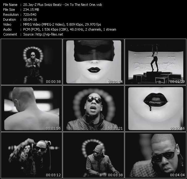 Jay-Z Plus Swizz Beatz video ”On To The Next One” from dvd ”Promo Only Hot Video March 2010” 