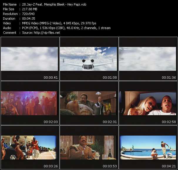 Jay-Z Feat. Memphis Bleek video ”Hey Papi” from dvd ”Promo Only Hot Video September 2000” 