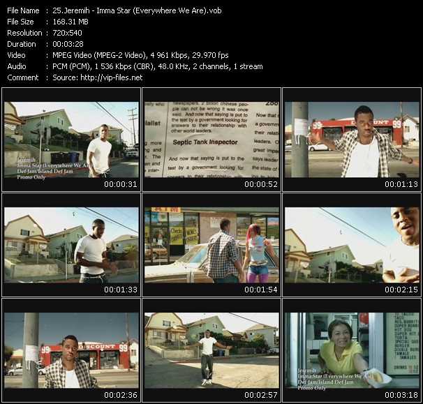 Jeremih video ”Imma Star (Everywhere We Are)” from dvd ”Promo Only Hot Video December 2009” 