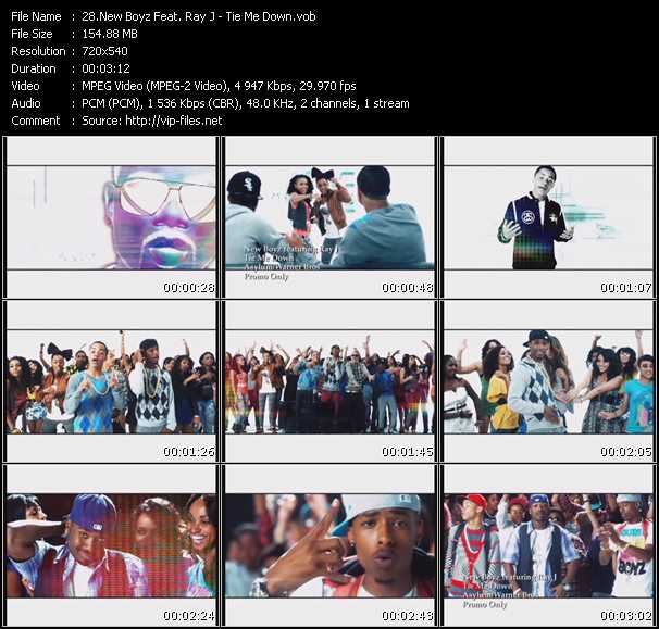 New Boyz Feat. Ray J video ”Tie Me Down” from dvd ”Promo Only Hot Video December 2009” 
