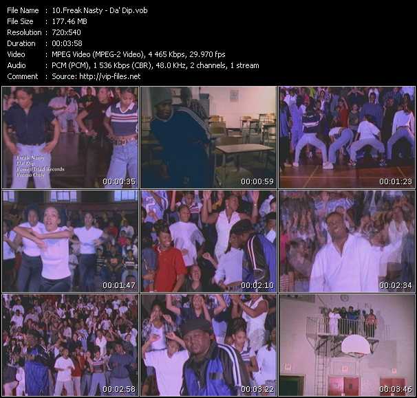 Freak Nasty video ”Da' Dip” from dvd ”Promo Only Rink Essentials” 