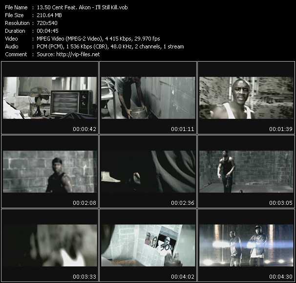 50 Cent Feat. Akon video ”I'll Still Kill” from dvd ”Promo Only Canada Rhythm Video Issue 4” 