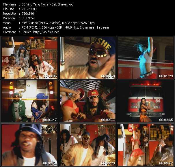 Ying Yang Twins video ”Salt Shaker” from dvd ”Promo Only Urban Video January 2004” 