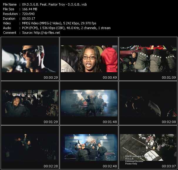 D.S.G.B. Feat. Pastor Troy video ”D.S.G.B.” from dvd ”Promo Only Urban Video January 2004” 