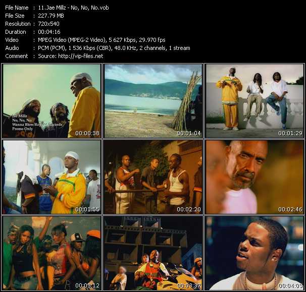Jae Millz video ”No, No, No” from dvd ”Promo Only Urban Video January 2004” 