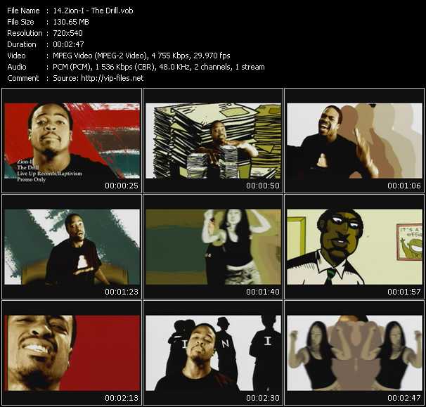 Zion-I video ”The Drill” from dvd ”Promo Only Urban Video January 2004” 
