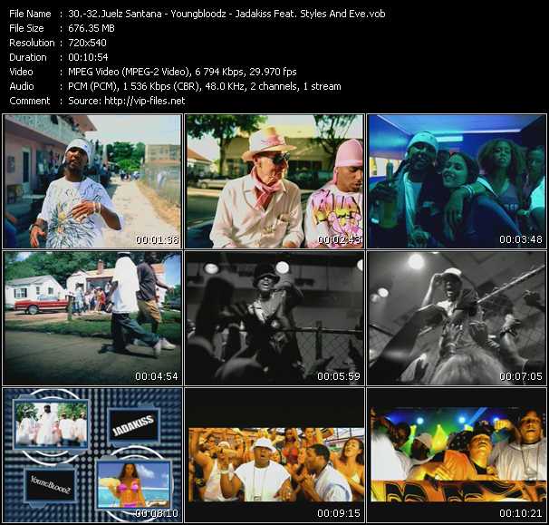 Juelz Santana - Youngbloodz - Jadakiss Feat. Styles And Eve video ”Santana's Town - Damn! - We Gonna Make It (Remix)” from dvd ”Promo Only Urban Video January 2004” 
