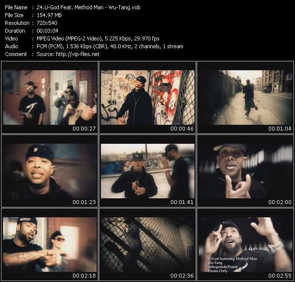 U-God Feat. Method Man video ”Wu-Tang” from dvd ”Promo Only Urban Video January 2010” 
