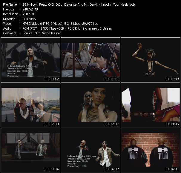 H-Town Feat. K-Ci, JoJo, Devante And Mr. Dalvin video ”Knockin Your Heels” from dvd ”Promo Only Urban Video January 2010” 