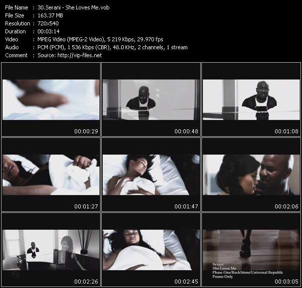 Serani video ”She Loves Me” from dvd ”Promo Only Urban Video January 2010” 