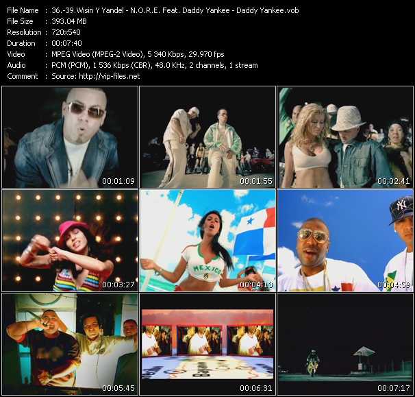 Wisin Y Yandel - N.O.R.E. Feat. Daddy Yankee, Nina Sky, Gem Star And Big Mato - Daddy Yankee video ”Rakata - Oye Mi Canto - Gasolina” from dvd ”Promo Only Urban Video February 2006” 