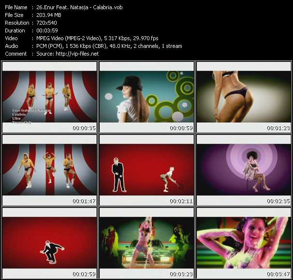 Enur Feat. Natasja video ”Calabria” from dvd ”Promo Only Urban Video February 2008” 