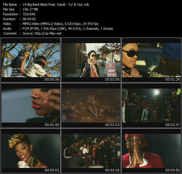 Big Bank Black Feat. Kandi video ”Try It Out” from dvd ”Promo Only Urban Video March 2010” 