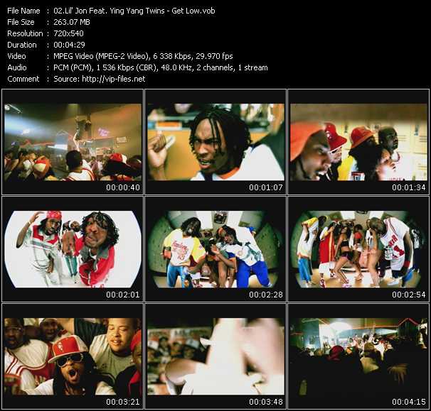 Lil' Jon Feat. Ying Yang Twins video ”Get Low” from dvd ”Promo Only Urban Video July 2003” 