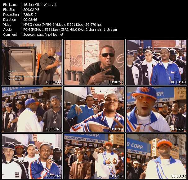 Joe Millz video ”Who” from dvd ”Promo Only Urban Video July 2005” 