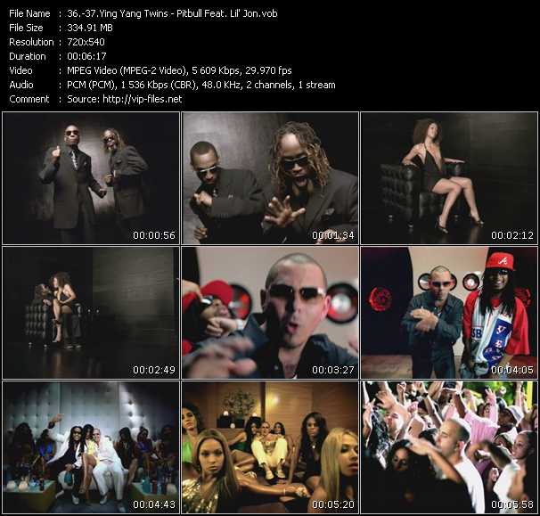 Ying Yang Twins - Pitbull Feat. Lil' Jon video ”Wait(The Whisper Song) - Toma” from dvd ”Promo Only Urban Video July 2005” 