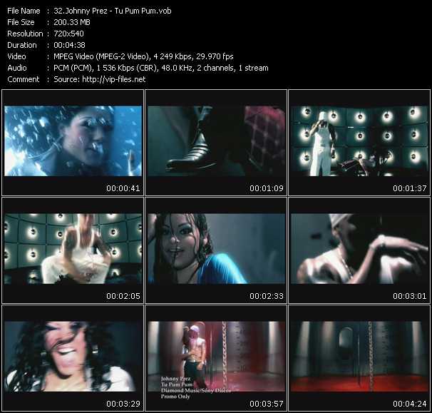 Johnny Prez video ”Tu Pum Pum” from dvd ”Promo Only Urban Video August 2005” 