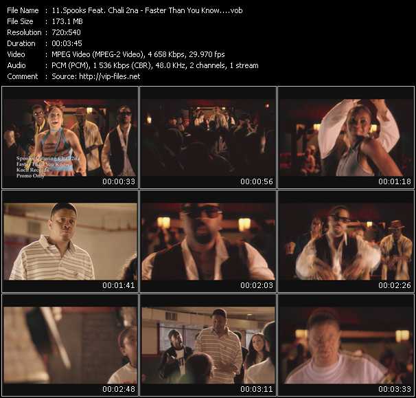 Spooks Feat. Chali 2na video ”Faster Than You Know...” from dvd ”Promo Only Urban Video September 2003” 