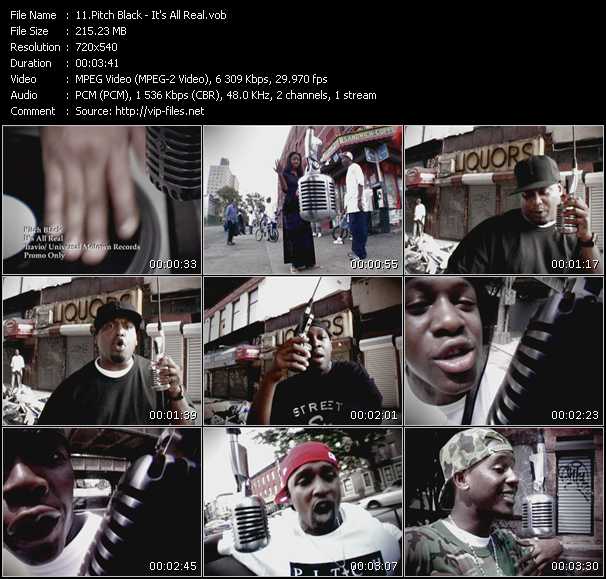 Pitch Black video ”It's All Real” from dvd ”Promo Only Urban Video November 2003” 