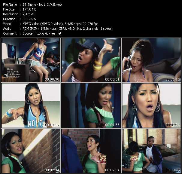 Jhene video ”No L.O.V.E” from dvd ”Promo Only Urban Video November 2003” 