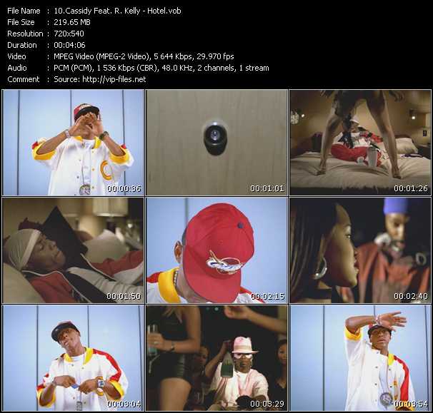 Cassidy Feat. R. Kelly video ”Hotel” from dvd ”Promo Only Urban Video December 2003” 