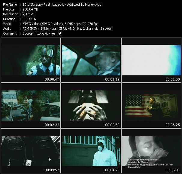 Lil Scrappy Feat. Ludacris video ”Addicted To Money” from dvd ”Promo Only Urban Video December 2009” 
