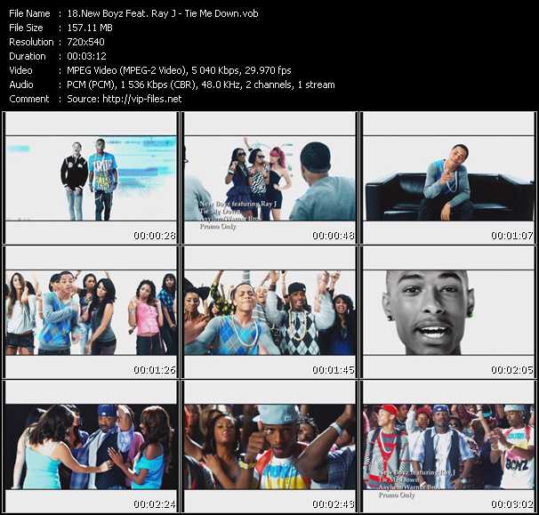 New Boyz Feat. Ray J video ”Tie Me Down” from dvd ”Promo Only Urban Video December 2009” 