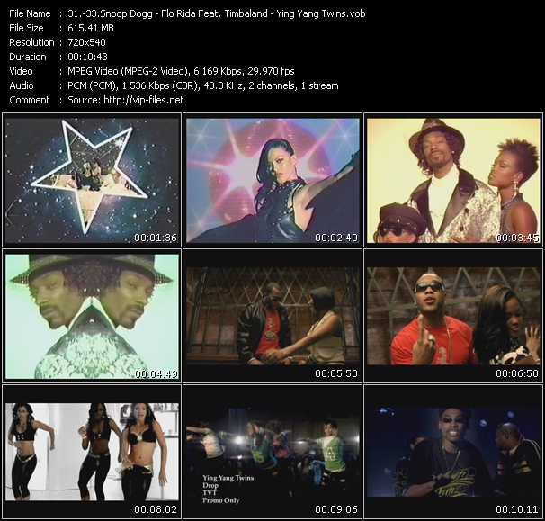 Snoop Dogg - Flo Rida Feat. Timbaland - Ying Yang Twins video ”Sensual Seduction - Elevator - Drop” from dvd ”Promo Only Urban Mix Video Vol.7” 