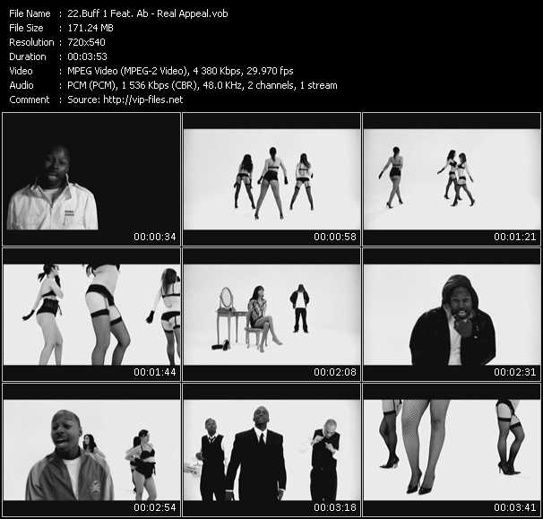Buff 1 Feat. Ab video ”Real Appeal” from dvd ”Screenplay VJ-Pro Urban Vision January 2010” 