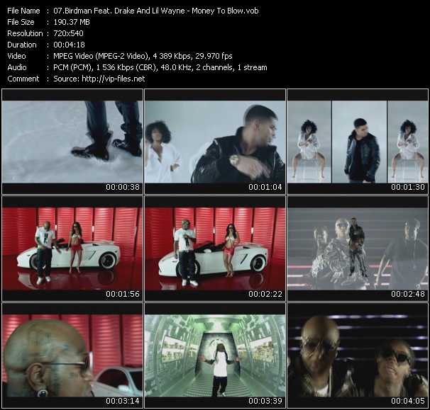 Birdman Feat. Drake And Lil Wayne video ”Money To Blow” from dvd ”Screenplay VJ-Pro Urban Vision November 2009” 