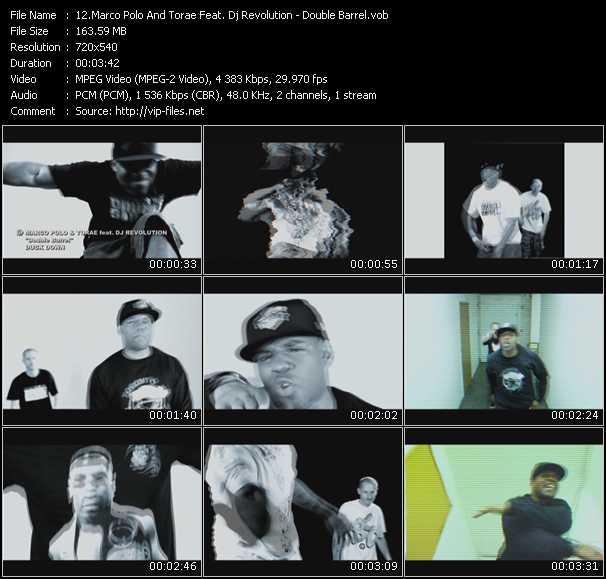 Marco Polo And Torae Feat. Dj Revolution video ”Double Barrel” from dvd ”Screenplay VJ-Pro Urban Vision November 2009” 