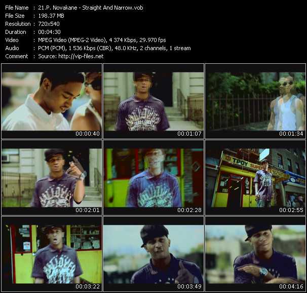 P. Novakane video ”Straight And Narrow” from dvd ”Screenplay VJ-Pro Urban Vision November 2009” 