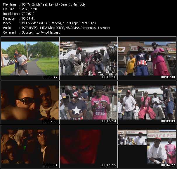 Mr. Smith Feat. La-Kid video ”Damn It Man” from dvd ”Screenplay VJ-Pro Urban Vision December 2009” 