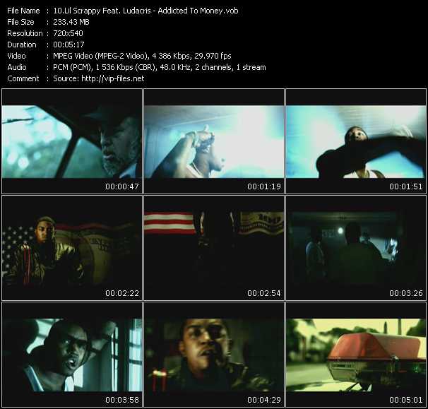 Lil Scrappy Feat. Ludacris video ”Addicted To Money” from dvd ”Screenplay VJ-Pro Urban Vision December 2009” 