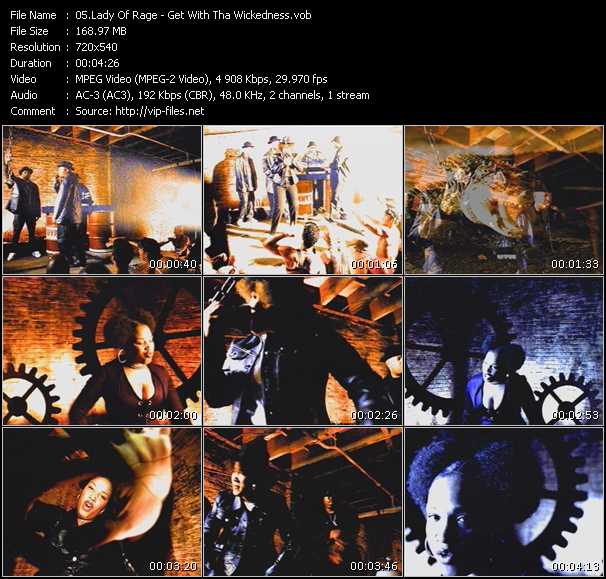 Lady Of Rage video ”Get With Tha Wickedness” from dvd ”The Ultimate Death Row Collection” 