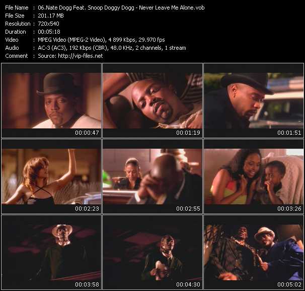 Nate Dogg Feat. Snoop Doggy Dogg video ”Never Leave Me Alone” from dvd ”The Ultimate Death Row Collection” 