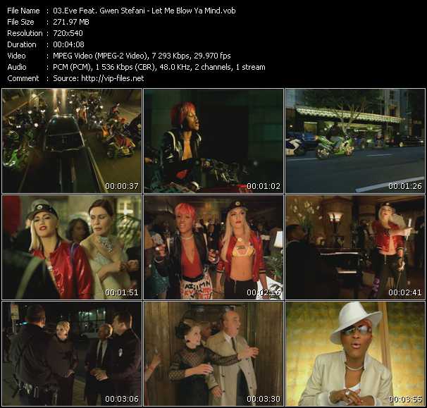 Eve Feat. Gwen Stefani video ”Let Me Blow Ya Mind” from dvd ”I Love RnB. RnB And Hip-Hop Greatest Hits Vol.1” 