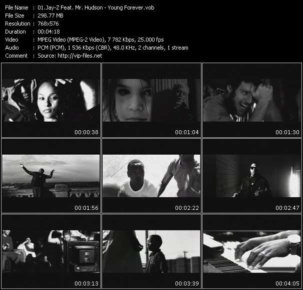 Jay-Z Feat. Mr. Hudson video ”Young Forever” from dvd ”MixMash Urban January 2010” 