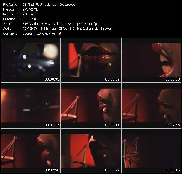 Pinch Feat. Yolanda video ”Get Up” from dvd ”MixMash Urban January 2010” 