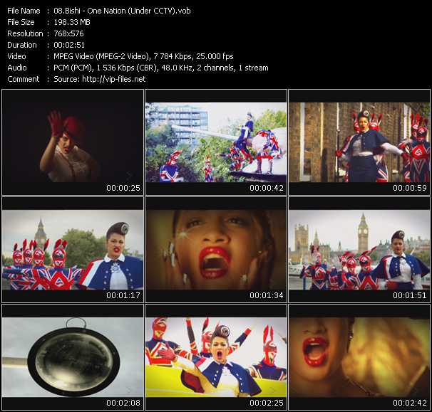 Bishi video ”One Nation (Under CCTV)” from dvd ”MixMash Urban January 2010” 
